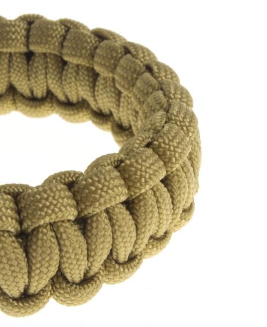 O&T Armband paracord Kunststoff- pracka, khaki