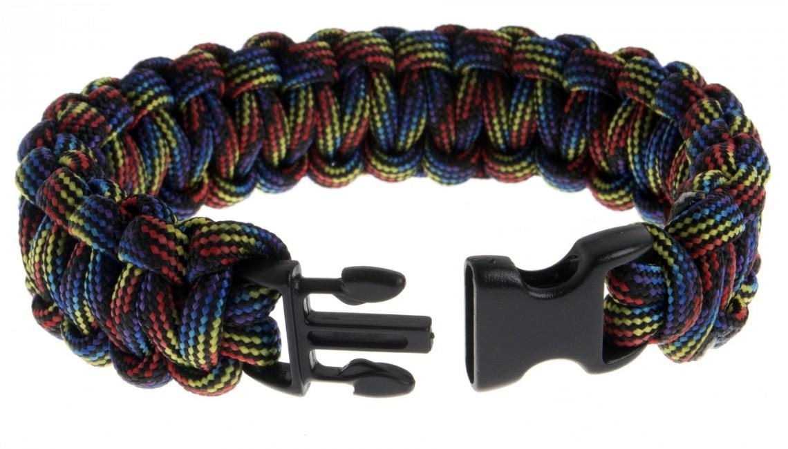 O&T Armband paracord Kunststoff- pracka, happy night