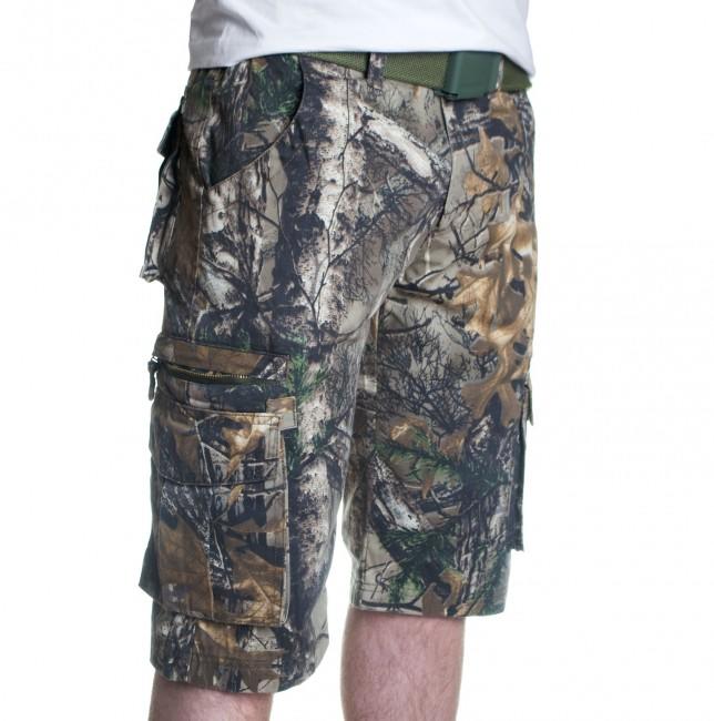 LoshanKerry Muster Real Tree dunkel shorts