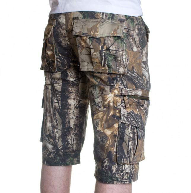 LoshanKerry Muster Real Tree dunkel shorts