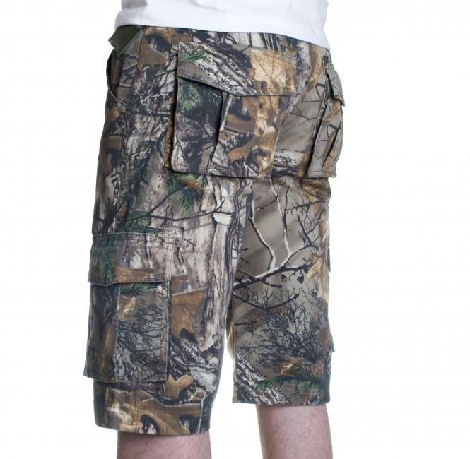 LoshanKerry Muster Real Tree dunkel shorts