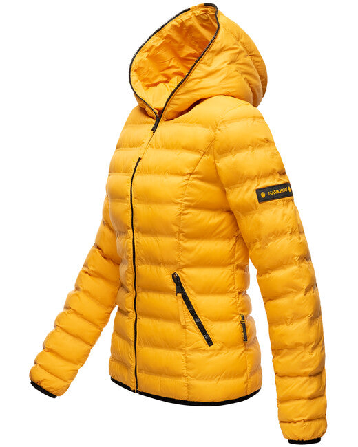 Navahoo NEEVIA damen Übergangsjacke mit Kapuze, gelb