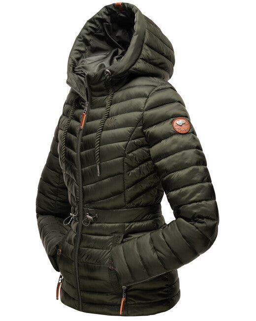 Marikoo ANIYAA damen-übergangsjacke, oliv