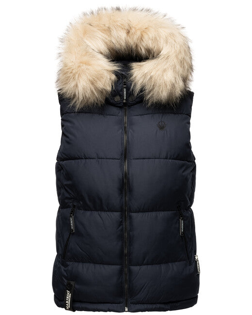 Marikoo Eisflockchen damenweste, Navy