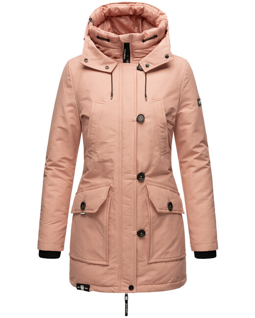 Navahoo Freezestoorm damen Winterjacke mit Kapuze, Rosa