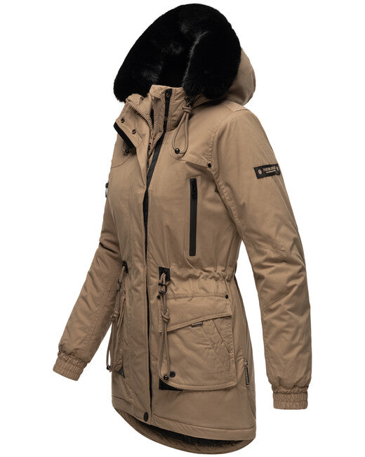 Navahoo Olessa damen Winterjacke, Taupe