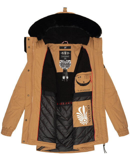 Navahoo Olessa damen Winterjacke, Camel