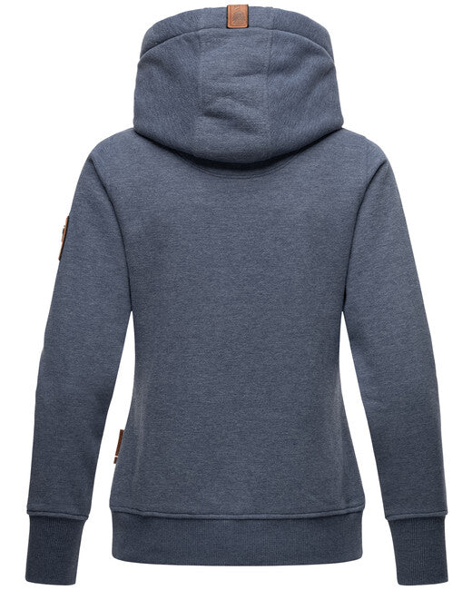 Navahoo Namikaa damen hoodie Dusty Blue Melange