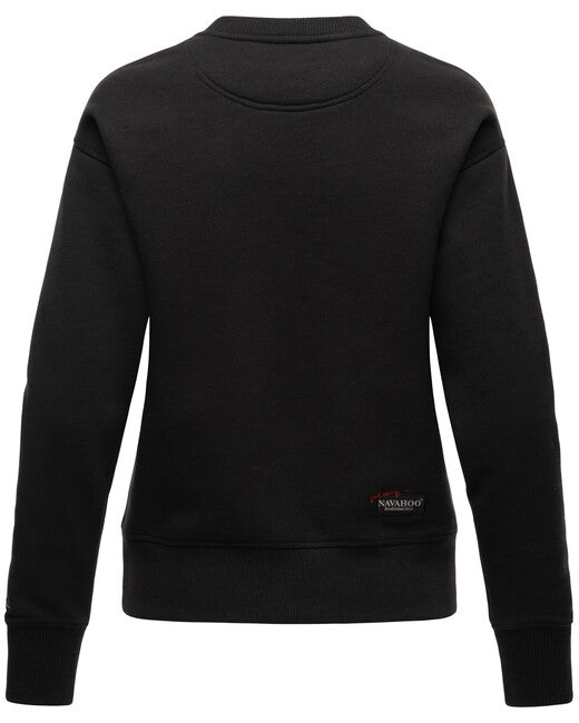 Navahoo Zuckerschnecke damen Sweatshirt, schwarz