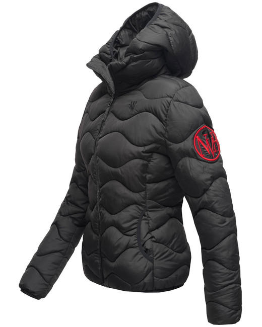 Navahoo Key Color damen Winterjacke mit Kapuze, weinrot