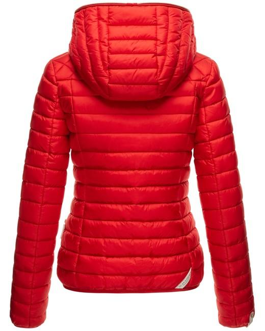 Navahoo Ich bin Hübsch damen Übergangsjacke mit Kapuze, Rot