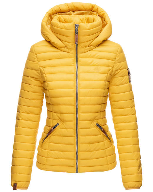 Marikoo LOWENBABY damen-Übergangsjacke mit Kapuze, gelb