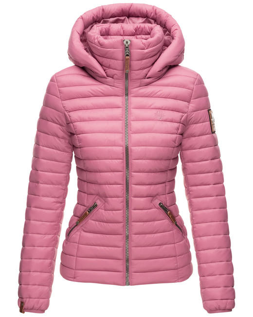 Marikoo LOWENBABY damen-Übergangsjacke mit Kapuze, dark rose