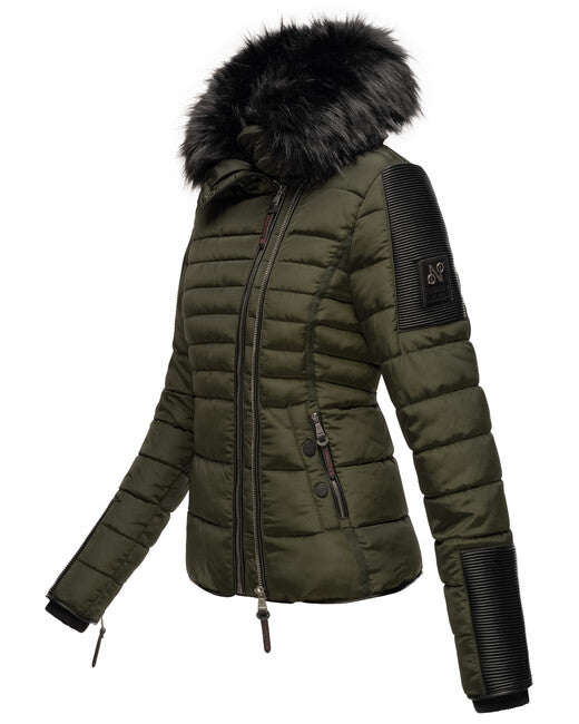 Navahoo Yuki2 damen Winterjacke, olivgrün