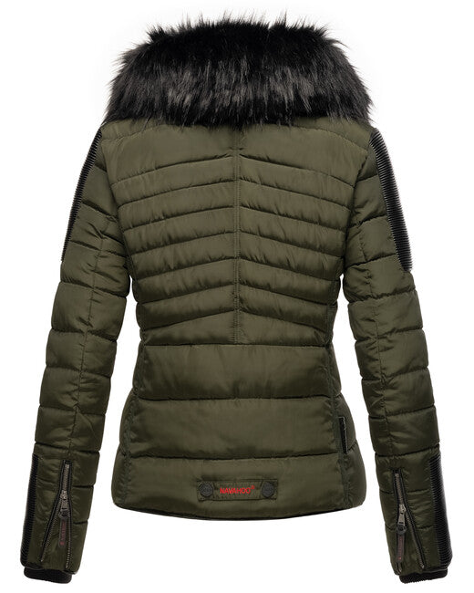 Navahoo Yuki2 damen Winterjacke, olivgrün