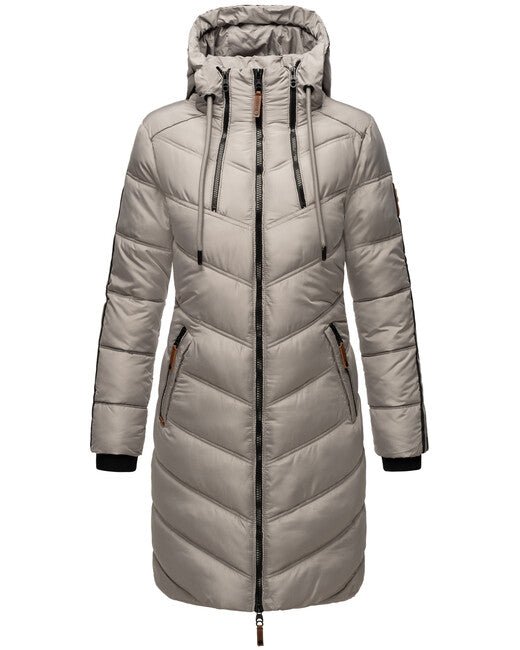 Marikoo ARMASA damen-Winterjacke, zinc grey