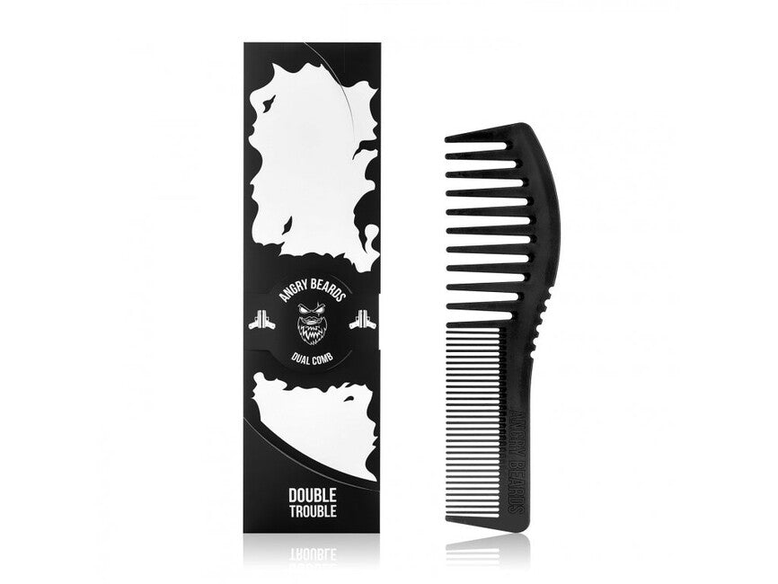 Angry Beards Dual Comb χτένα γενειάδας και μουστακιού