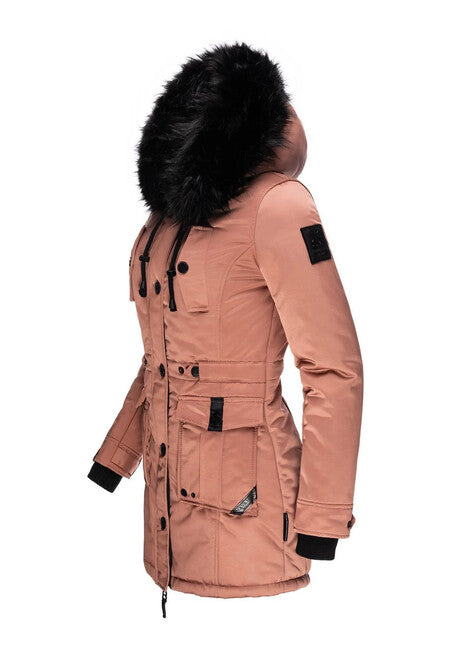 Navahoo LULUNA PRINCESS damen Winterjacke mit Kapuze, terracotta