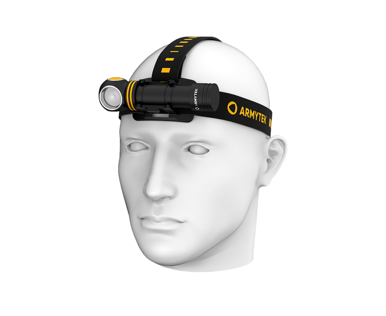 ArmyTek Elf Stirnlampe usb-c weiße led-handlampe mit akkubetrieb 1100 lm, weiß