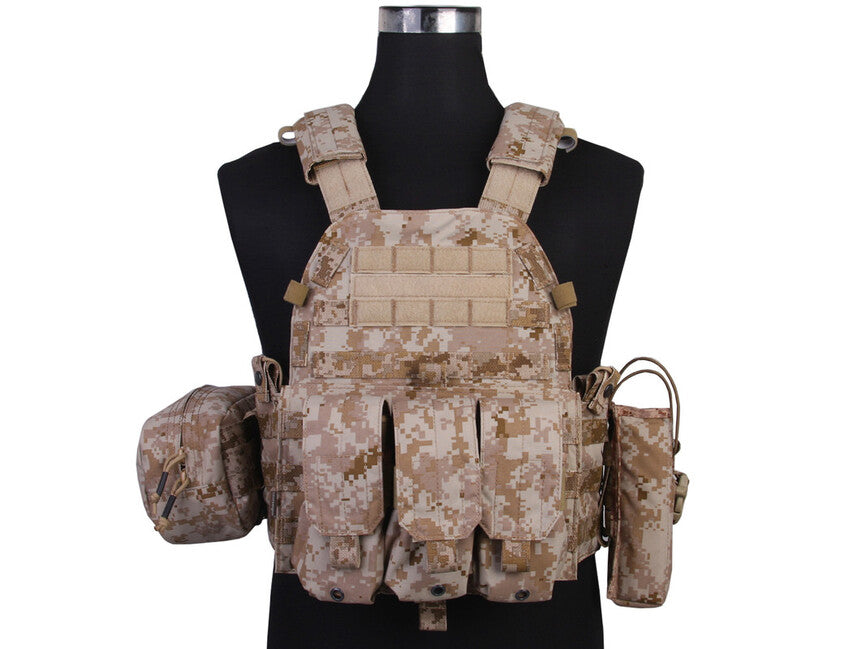 Emersongear LBT6094A plattenträger mit 3 taschen, aor1 500d