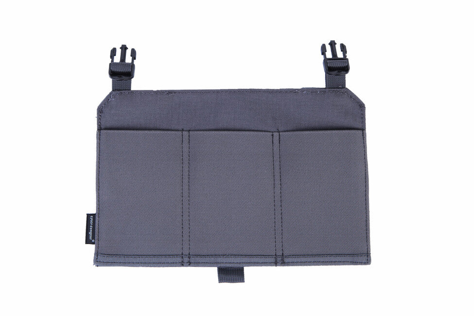 Emersongear Panel für drei M4 Magazine auf taktischer Weste, grau 500D