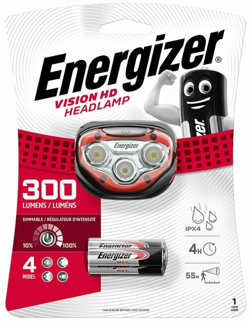 Energizer Vision HD stirnlampe 3 x AAA