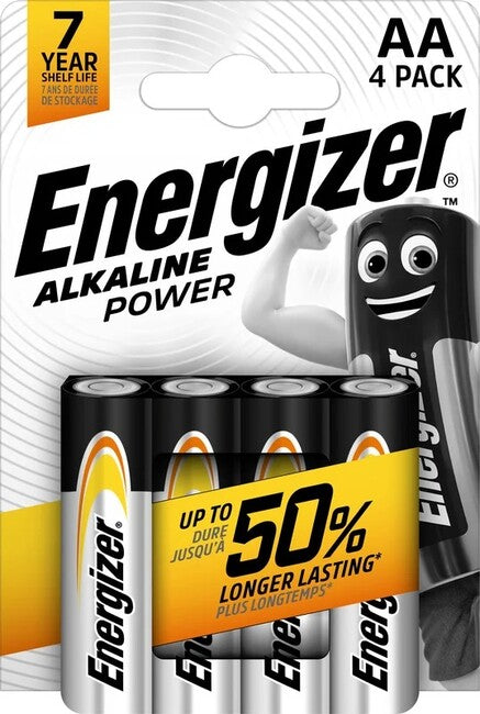 Energizer Max alkalibatterie aa/4 lr6/4, 4 stk