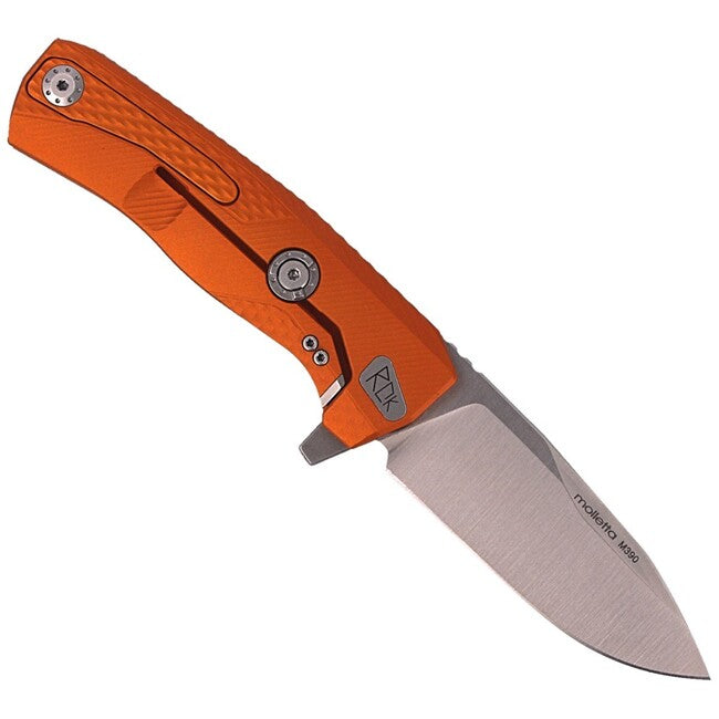 Lionsteel ROK A OS luxustaschenmesser mit massivem aluminiumgriff