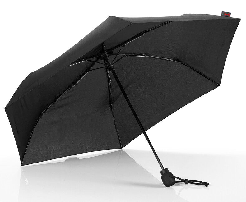 EuroSchirm Light Trek ultraleichter regenschirm, schwarz