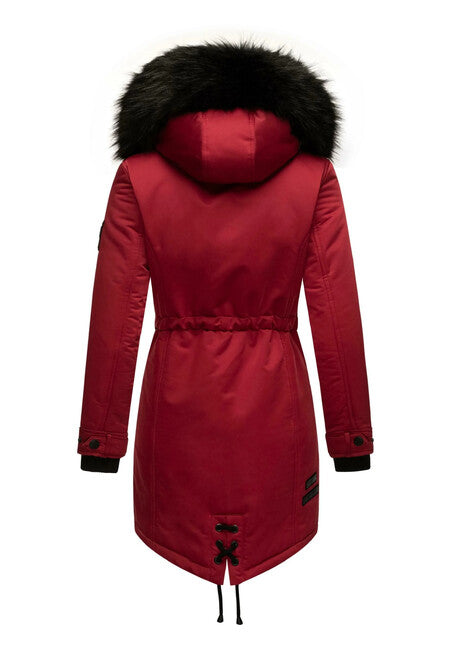 Navahoo LULUNA PRINCESS damen Winterjacke mit Kapuze, blood red
