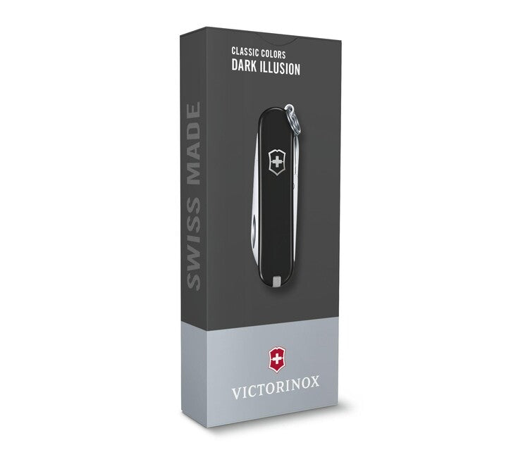 Victorinox Classic SD Colors Dark Illusion multifunkčný nôž 58 mm, čierna, 7 funkcií