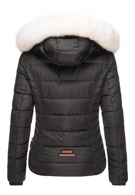 Navahoo KHINGAA´S damen Winterjacke mit Kapuze, Anthrazit