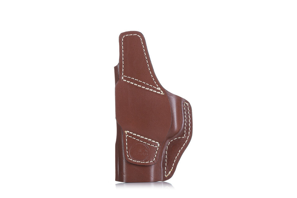 Falco Multifit IWB/OWB ledergürtelholster für waffe mit schnalle, full size