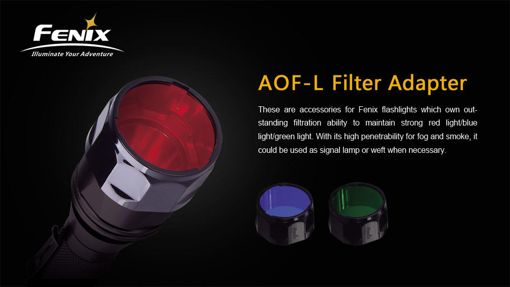 Fenix AOF-M filter für taschenlampen, rot