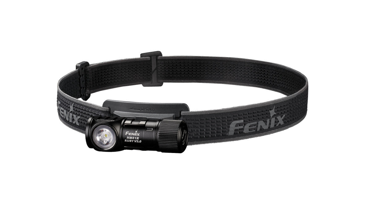 Fenix HM51R Ruby V3.0 nabíjateľná čelovka, celočierna