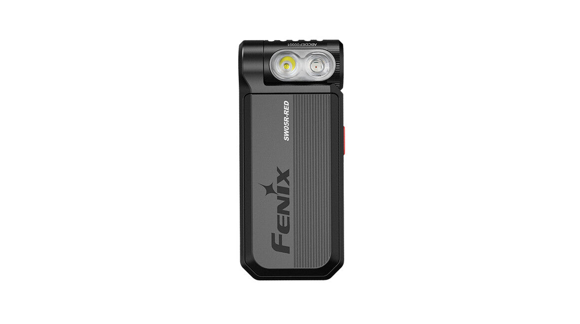 Fenix Sw05r-red wiederaufladbare taschenlampe, schwarz
