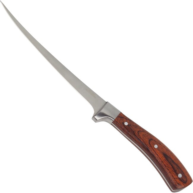 Haller Filetier Fischmesser mit Holzgr