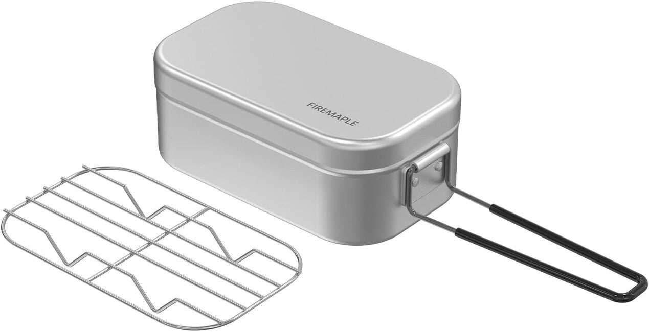 Fire Maple Aluminium lunchbox mit deckel 800 ml, frost