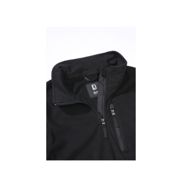 Brandit Troyer Fleece-Jacke, schwarz