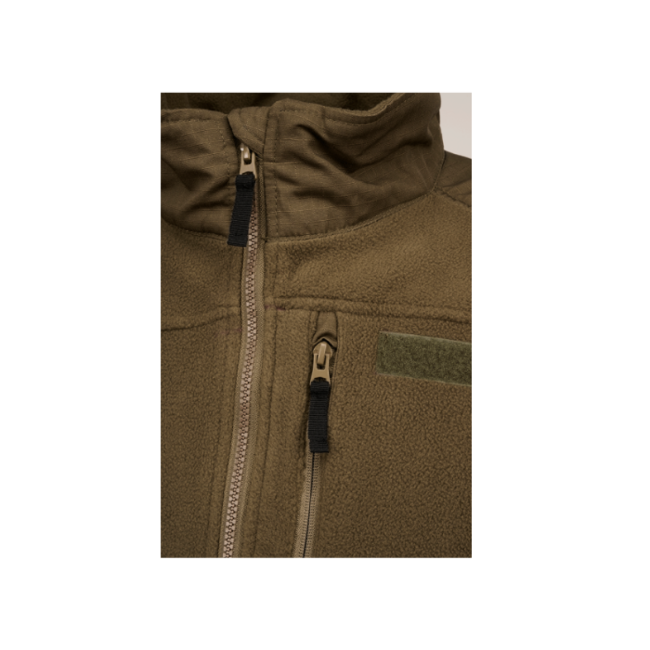 Brandit Fleece-Jacke Ripstop, oliv