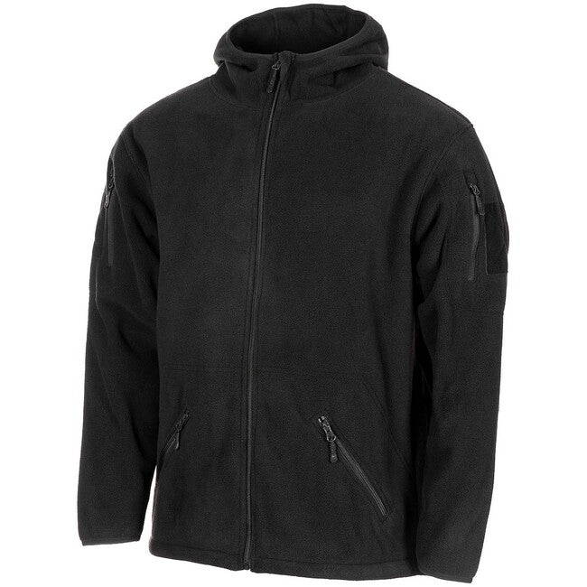 MFH Taktische flisova Jacke, schwarz