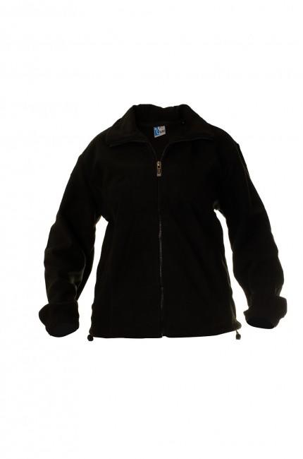 O&T Damen- Fleece- Sweatshirt Monica, schwarz