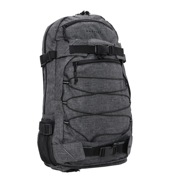 Forvert Melange Rucksack 20L, schwarz melange