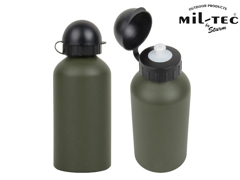 Mil-Tec Flasche Alu 0,5 l oliv
