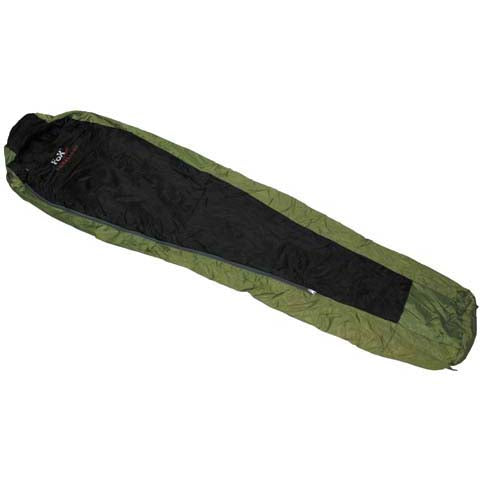Fox Duralight leichter Schlafsack + 2/ + 18°C, oliv-schwarz