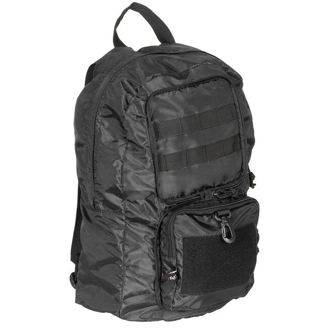 Fox Outdoor faltbar Rucksack, schwarz