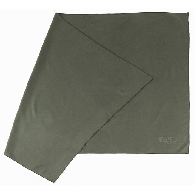 Fox Outdoor Quickdry reisehandtuch mikrofaser ca. 130 x 80 cm, od grün