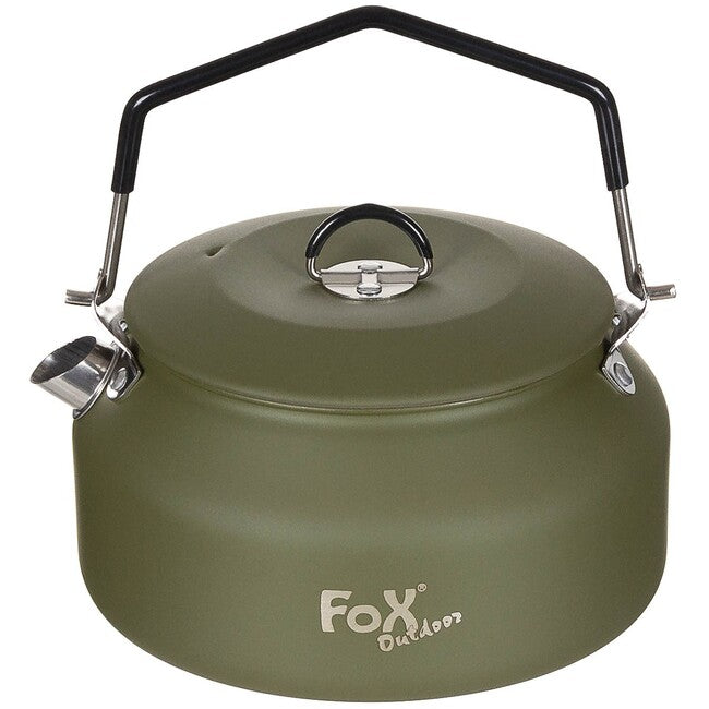 Fox Outdoor Wasserkocher ca. 1 L, od green, edelstahl