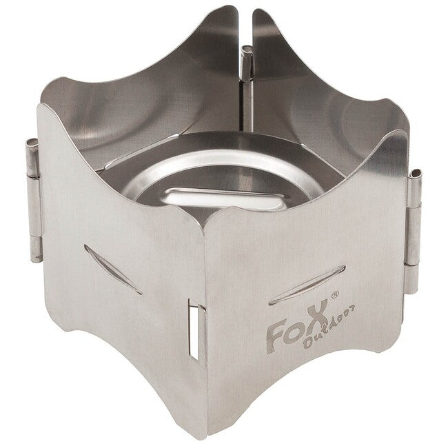 Fox Outdoor Kompakter klappbarer kocher, edelstahl