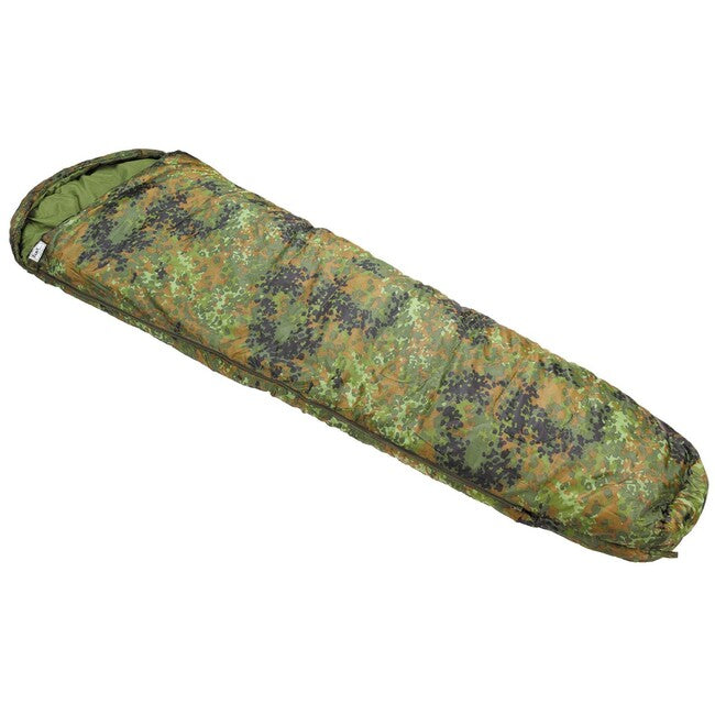 Fox Outdoor Mumienschlafsack 2-Lagen-Füllung, BW camo